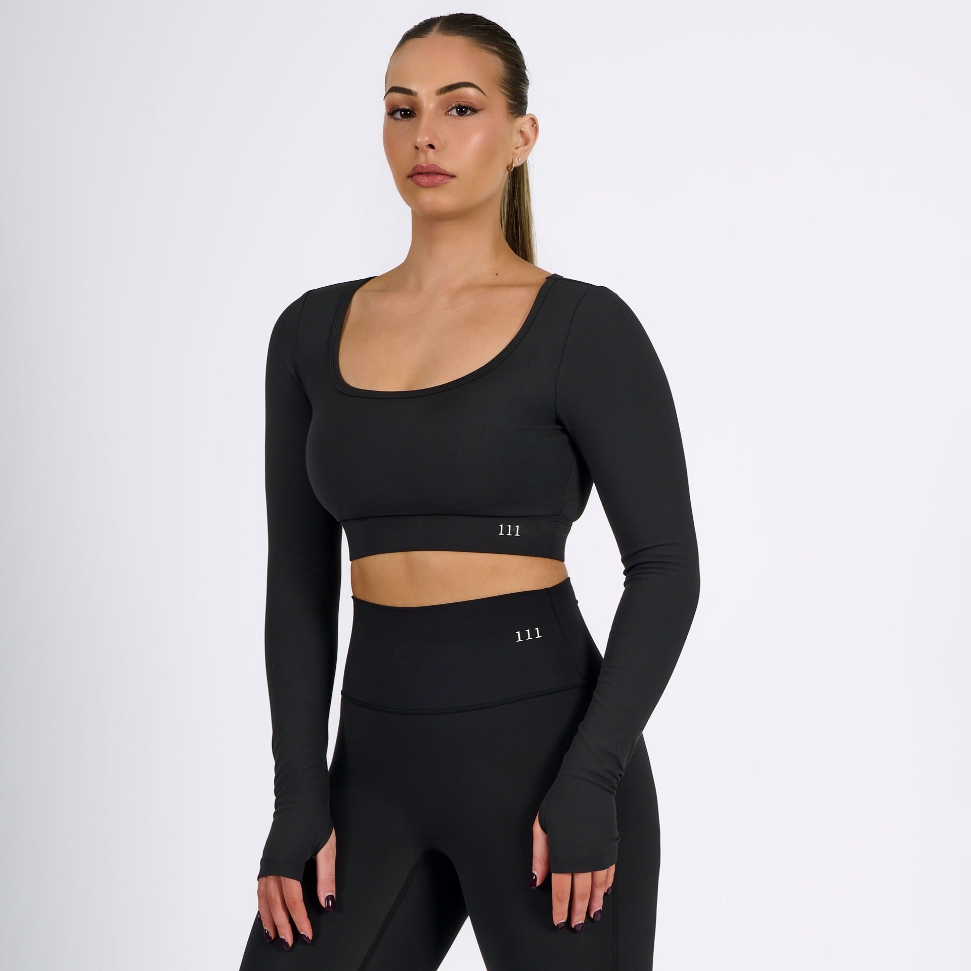 111 Long Sleeve Crop Top