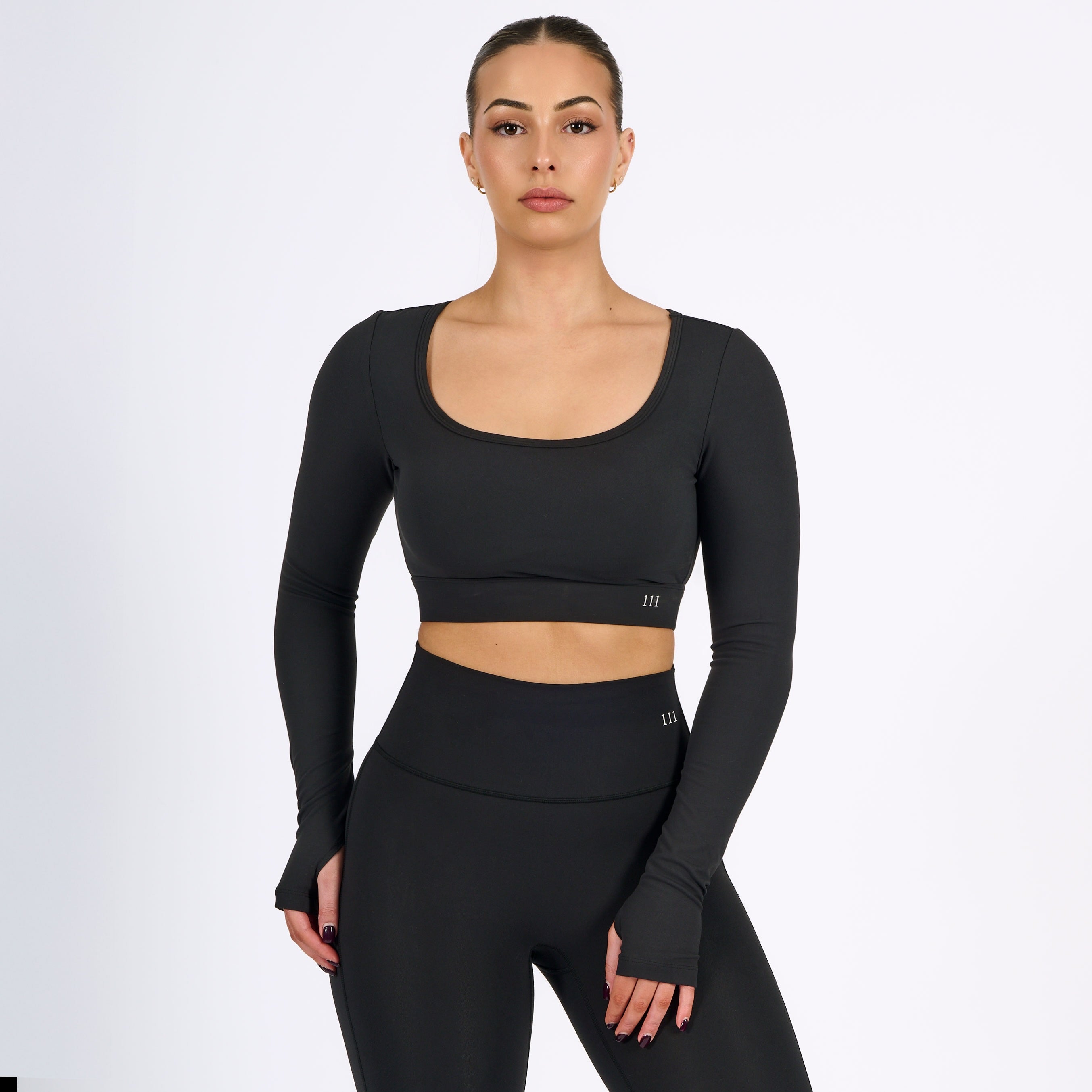 111 Long Sleeve Crop Top